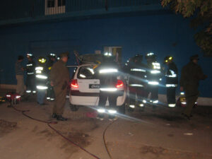 Rescate Vehicular al cual asiste Bomba Israel