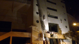 Ejercicio de Bomba Israel en conjunto con Segunda Compañía del Cuerpo de Bomberos de Ñuñoa