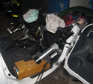Rescate Vehicular al cual asiste Bomba Israel