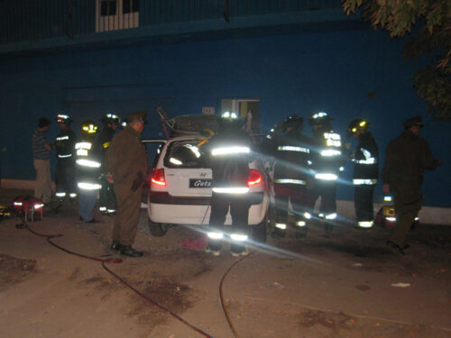 Rescate Vehicular al cual asiste Bomba Israel